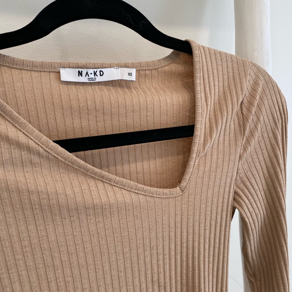 NA-KD Ribbed Top - Picture 4 of 5